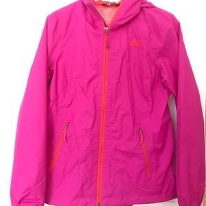 Northface perfect condition bright rain coat